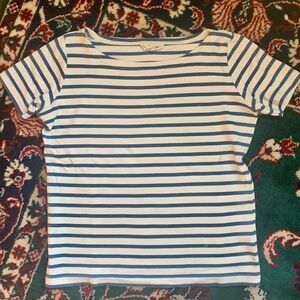 La mouette Striped Blue and White T-Shirt